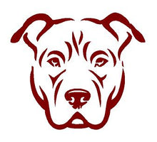 Load image into Gallery viewer, Pit bull Dog Decal Custom Vinyl Car Truck Window Line art Sticker