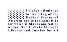 Load image into Gallery viewer, Pledge of Allegiance Flag  Truck Car decal