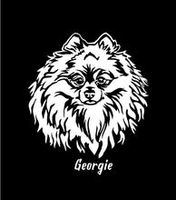 Load image into Gallery viewer, Pomeranian Dog Decal Custom Vinyl Car Truck Window Sticker Personalize