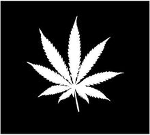 Load image into Gallery viewer, Pot Leaf Decal Custom car truck window laptop marijuana sticker