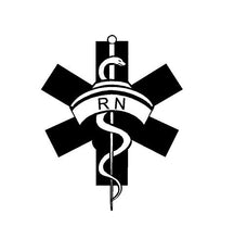 Load image into Gallery viewer, RN or LPN Nurse Decal Custom Vinyl Car Truck Window Laptop Sticker