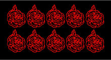 Load image into Gallery viewer, Rose Decals wedding stickers