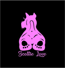 Load image into Gallery viewer, Scottie Love Decal Custom Vinyl Car Truck Window Laptop Scottish Terrier Sticker