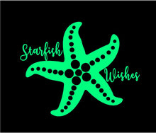 Load image into Gallery viewer, starfish wishes car decal