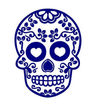 Load image into Gallery viewer, Sugar Skull Decal Custom Vinyl Car Truck Window Sticker