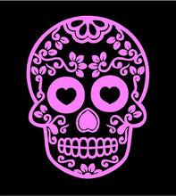 Load image into Gallery viewer, sugar skull decal car truck window skull sticker