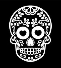 Load image into Gallery viewer, Sugar Skull Decal Custom Vinyl Car Truck Window Sticker