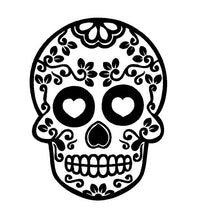 Load image into Gallery viewer, Sugar Skull Decal Custom Vinyl Car Truck Window Sticker