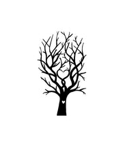 Load image into Gallery viewer, Tree with Heart Fairy light Craft project decal Custom Vinyl sticker