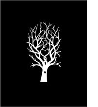 Load image into Gallery viewer, tree with heart fairy light decal craft project wine bottle sticker