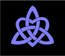 Load image into Gallery viewer, Trinity Heart Knot Decal Custom Vinyl car truck window celtic Irish sticker