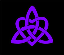 Load image into Gallery viewer, Trinity Heart Knot Decal Custom Vinyl car truck window celtic Irish sticker