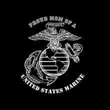 Load image into Gallery viewer, proud mom dad of a us marine ega decal car truck window military sticker