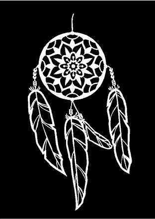 Dream Catcher Car Window Decalsticker Vinyl Window Decal -  Israel