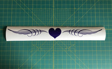 Load image into Gallery viewer, heart windsheild banner decal