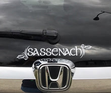 Load image into Gallery viewer, Sassenach Decal Custom Celtic Scotland Vinyl Car Truck Window sticker