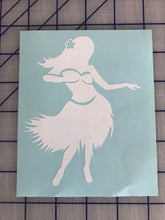 Load image into Gallery viewer, Hawaiian Hula Girl Decal Custom Vinyl car truck window laptop sticker