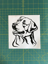 Load image into Gallery viewer, Labrador Retriever Dog Decal Custom Vinyl car truck window lab sticker