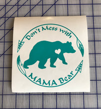 Load image into Gallery viewer, Mama Bear Decal Custom Don't Mess with Mama Bear Vinyl Car window sticker