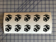 Load image into Gallery viewer, USMC EGA Mini Decals Set of 10 Custom Vinyl car truck window US Marine Military Sticker