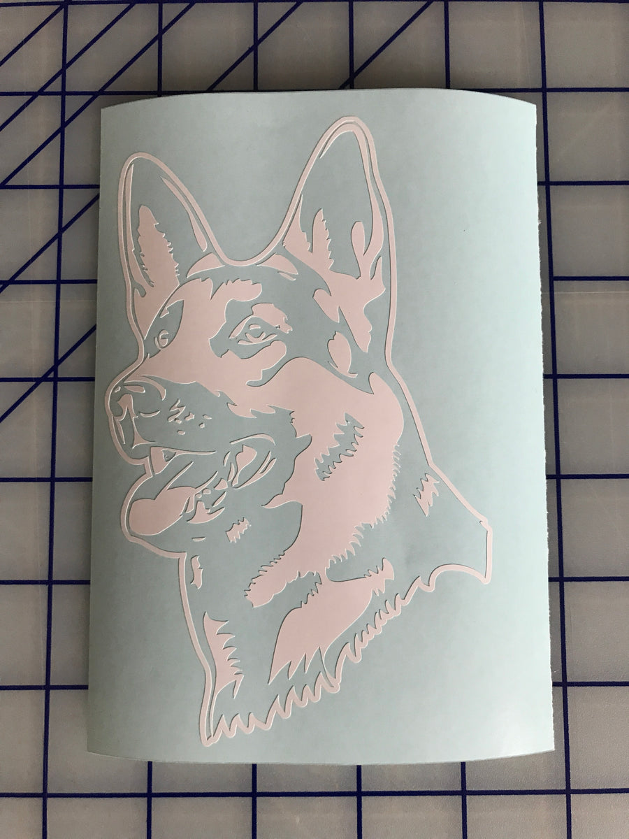 German Shepherd Dog Decal Custom Vinyl car truck window sticker CustomVinylDecals4U