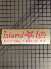 Load image into Gallery viewer, Island Life Decal Customizable Car Truck window vinyl bumper Sticker