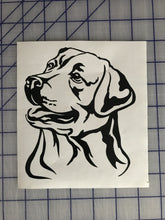Load image into Gallery viewer, Labrador Retriever Dog Decal Custom Vinyl car truck window lab sticker