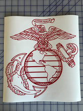 Load image into Gallery viewer, USMC EGA Decal Custom Vinyl car truck window Sticker US Marines