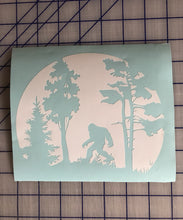 Load image into Gallery viewer, Sasquatch Decals Wildlife Scene Custom Vinyl Car Truck Window Big Foot sticker
