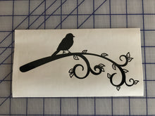 Load image into Gallery viewer, Bird on a Branch custom vinyl laptop decal sticker