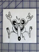 Load image into Gallery viewer, Crazy Mouse Decal Custom Vinyl car truck window rat fink style sticker