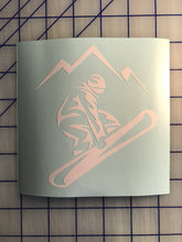 Load image into Gallery viewer, Snowboarder Decal Custom Vinyl Car Truck Window Laptop Snowboard Sticker