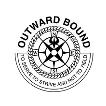 Load image into Gallery viewer, Outward Bound Decal Custom Vinyl car truck window Adventure compass sticker