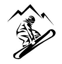 Load image into Gallery viewer, Snowboarder Decal Custom Vinyl Car Truck Window Laptop Snowboard Sticker