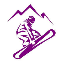 Load image into Gallery viewer, Snowboarder Decal Custom Vinyl Car Truck Window Laptop Snowboard Sticker