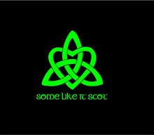 Load image into Gallery viewer, Some Like It Scot Celtic Trinity Knot Decal Custom Vinyl car truck laptop sticker