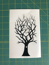 Load image into Gallery viewer, Tree with Heart Fairy light Craft project decal Custom Vinyl sticker