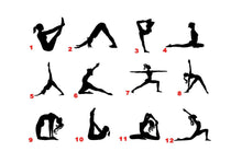 Load image into Gallery viewer, Yoga Pose Decals Custom Vinyl car truck window water bottle sticker
