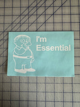 Load image into Gallery viewer, I&#39;m Essential Decal Ralph Wiggum Simpsons Custom Vinyl car truck window sticker