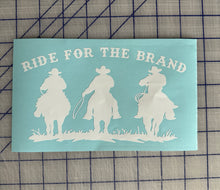 Load image into Gallery viewer, Ride for the Brand Cowboy Decal