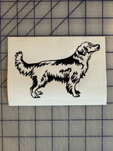 Load image into Gallery viewer, Golden Retriever dog car decal