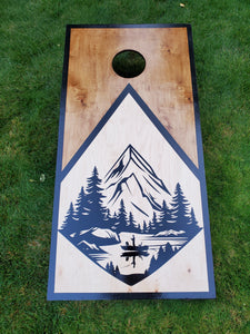 Cornhole board decals