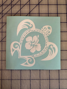 Sea turtle decal