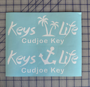 Keys Life car Decal 