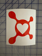 Load image into Gallery viewer, Orange splat car decal sticker 