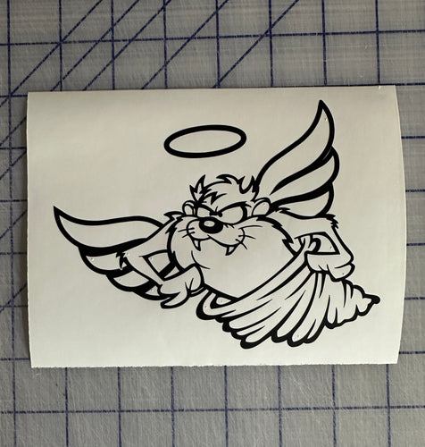 Tasmania Devil Angel car decal 