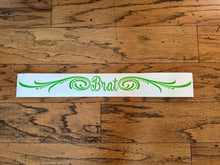 Load image into Gallery viewer, Brat windshield banner decal