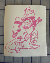 Load image into Gallery viewer, Fireman decal sticker