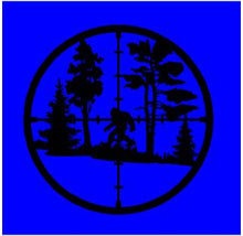 Load image into Gallery viewer, Big Foot Sasquatch crosshairs decal