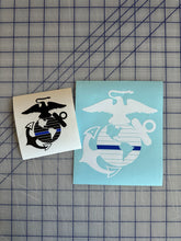 Load image into Gallery viewer, USMC Thin Blue Line EGA Decal